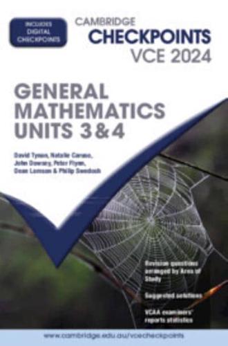Cambridge Checkpoints VCE General Mathematics Units 3&4 2024