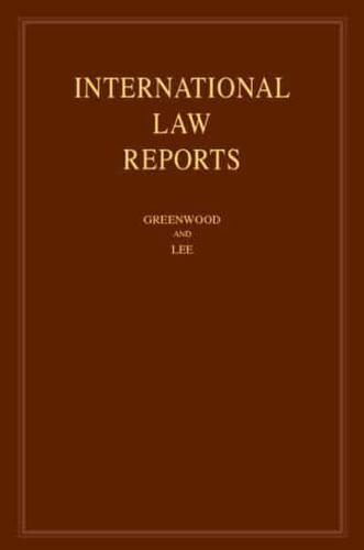 International Law Reports: Volume 207