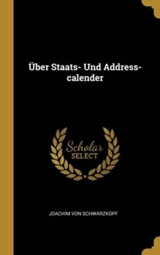 Über Staats- Und Address-Calender