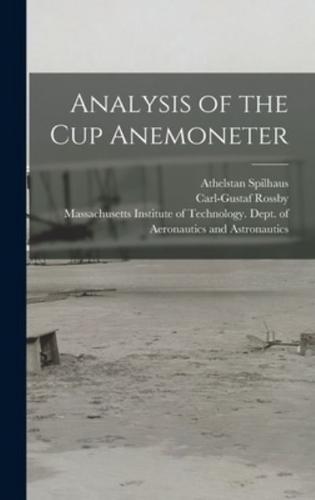 Analysis of the Cup Anemoneter