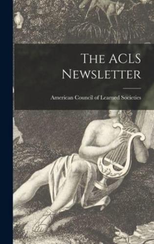 The ACLS Newsletter