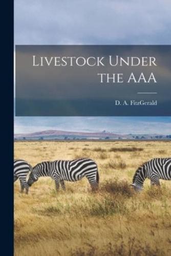 Livestock Under the AAA