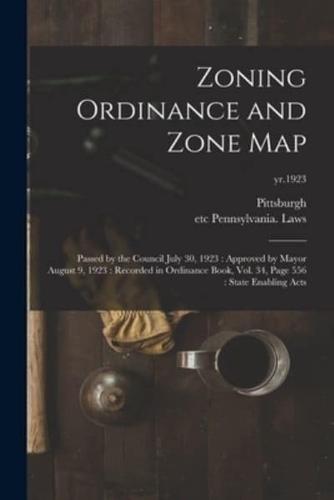 Zoning Ordinance and Zone Map