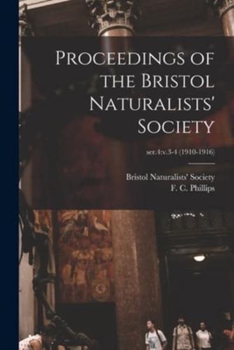 Proceedings of the Bristol Naturalists' Society; Ser.4