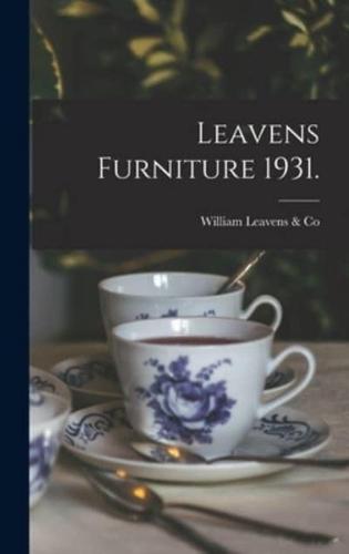 Leavens Furniture 1931.