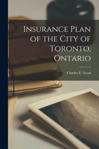 Insurance Plan of the City of Toronto, Ontario [Microform]