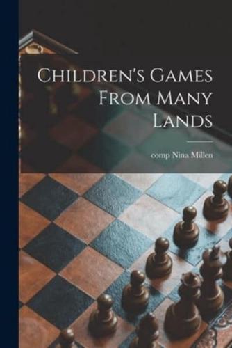 Children's Games From Many Lands