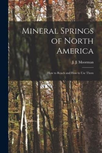 Mineral Springs of North America [Microform]