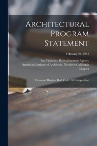 Architectural Program Statement
