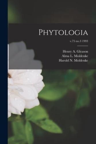 Phytologia; V.75 No.3 1993