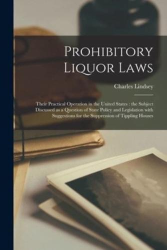Prohibitory Liquor Laws
