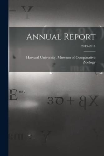Annual Report; 2013-2014