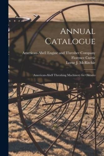 Annual Catalogue