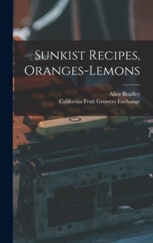 Sunkist Recipes, Oranges-Lemons