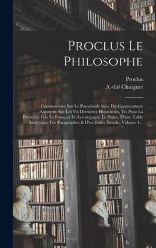 Proclus Le Philosophe