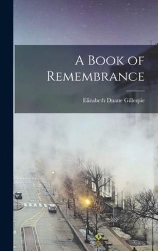 A Book of Remembrance