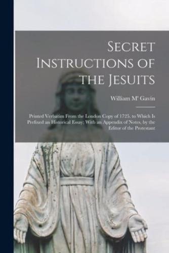 Secret Instructions of the Jesuits