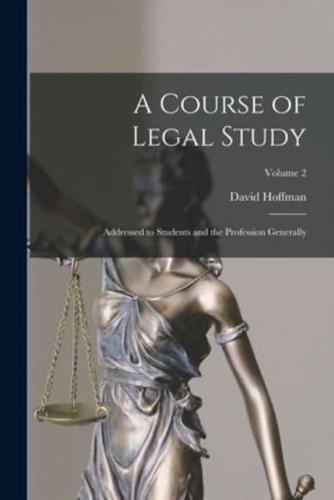 A Course of Legal Study