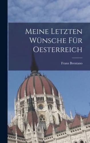 Meine Letzten Wünsche Für Oesterreich