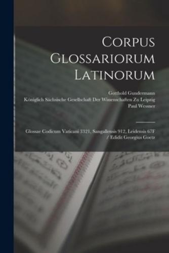 Corpus Glossariorum Latinorum