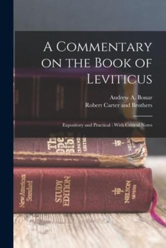 A Commentary on the Book of Leviticus