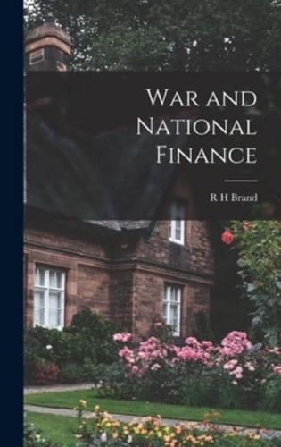 War and National Finance