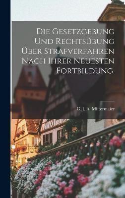 Die Gesetzgebung Und Rechtsübung Über Strafverfahren Nach Ihrer Neuesten Fortbildung.