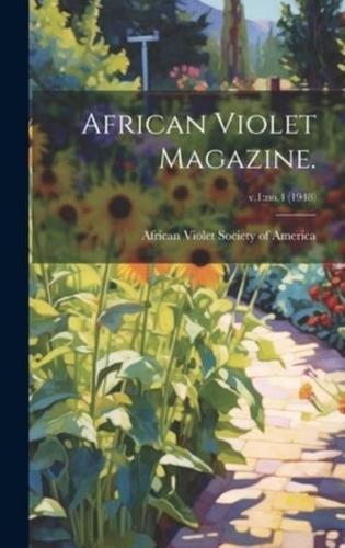 African Violet Magazine.; V.1