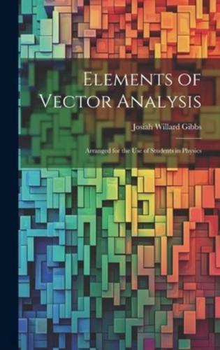 Elements of Vector Analysis