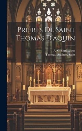 Prières De Saint Thomas D'aquin