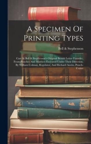 A Specimen Of Printing Types