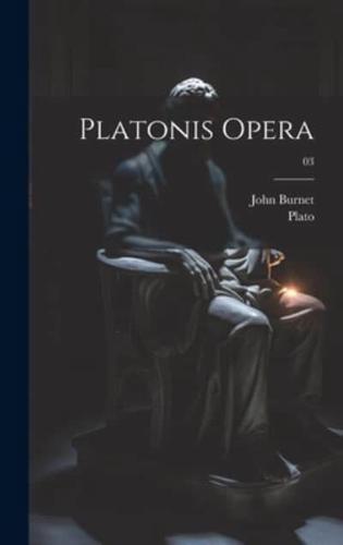 Platonis Opera; 03