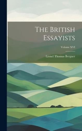 The British Essayists; Volume XVI