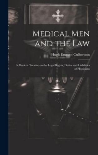 Medical Men and the Law