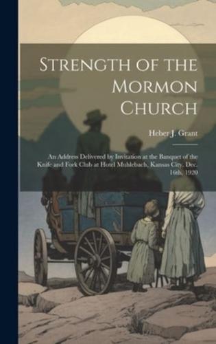 Strength of the Mormon Church