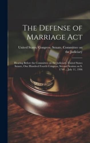 The Defense of Marriage Act