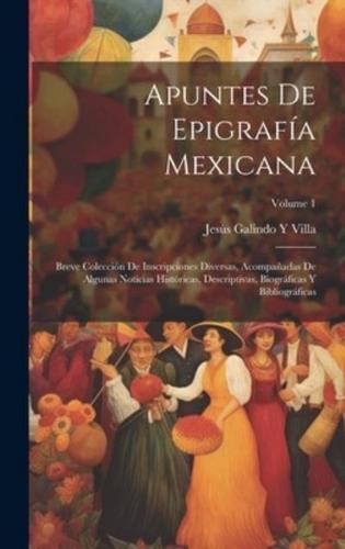 Apuntes De Epigrafía Mexicana