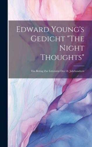 Edward Young's Gedicht "The Night Thoughts"