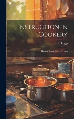 Instruction in Cookery