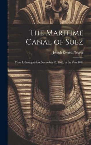 The Maritime Canal of Suez