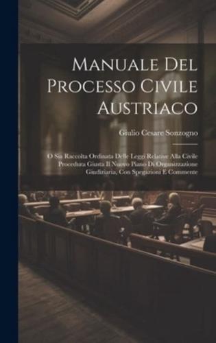 Manuale Del Processo Civile Austriaco