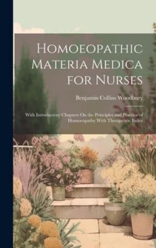 Homoeopathic Materia Medica for Nurses