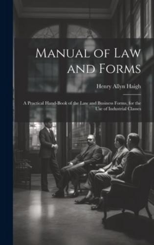 Manual of Law and Forms