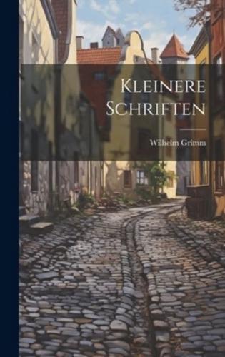 Kleinere Schriften