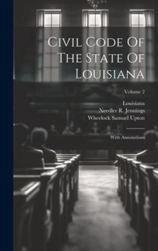 Civil Code Of The State Of Louisiana