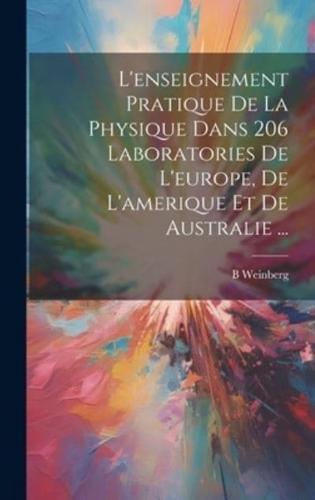 L'enseignement Pratique De La Physique Dans 206 Laboratories De L'europe, De L'amerique Et De Australie ...