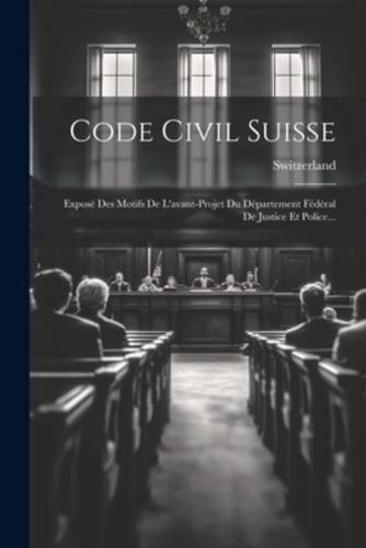 Code Civil Suisse
