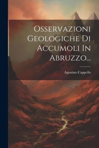 Osservazioni Geologiche Di Accumoli In Abruzzo...