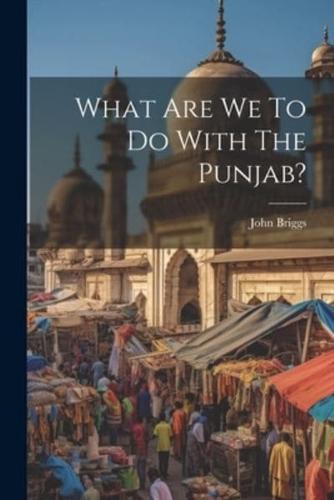 What Are We To Do With The Punjab?