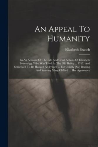 An Appeal To Humanity